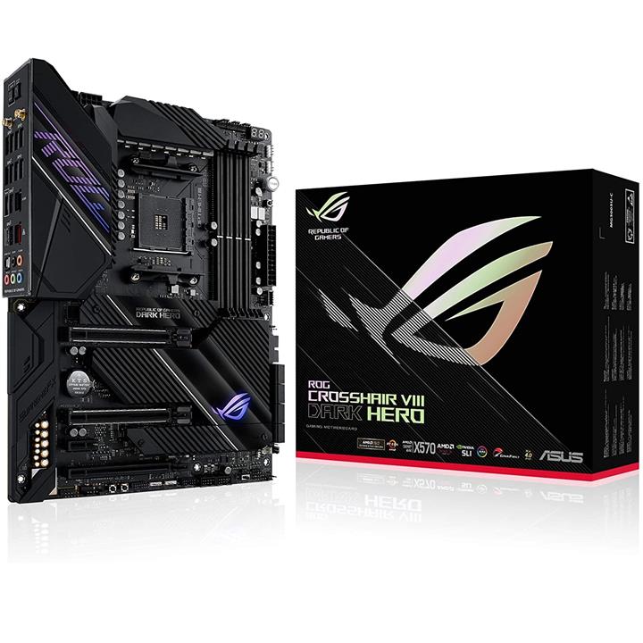 مادربرد ایسوس مدل ASUS ROG Crosshair VIII Dark Hero WiFi ASUS  ROG Crosshair VIII Dark Hero WiFi Motherboard